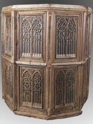 Historia del púlpito desaparecido de Dueñas. Una prueba del tráfico de obras de arte en la Palencia del siglo&nbsp;XX